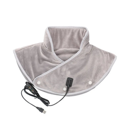 Electric Heating Neck & Shoulder Massager – USB Pain Relief Pad